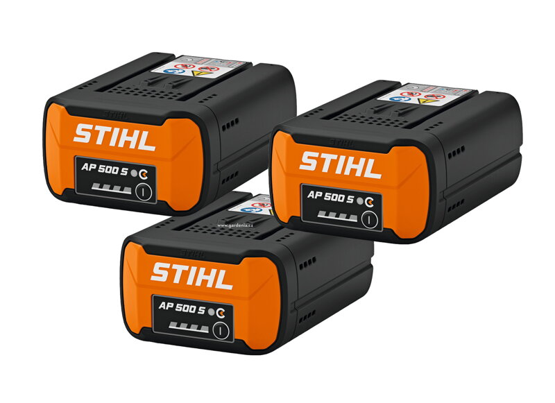 3x Akumulátor AP 500 S