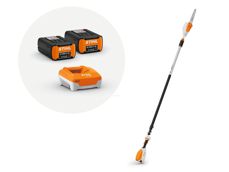 STIHL HTA 86 + 2x AP 300 S + AL 301
