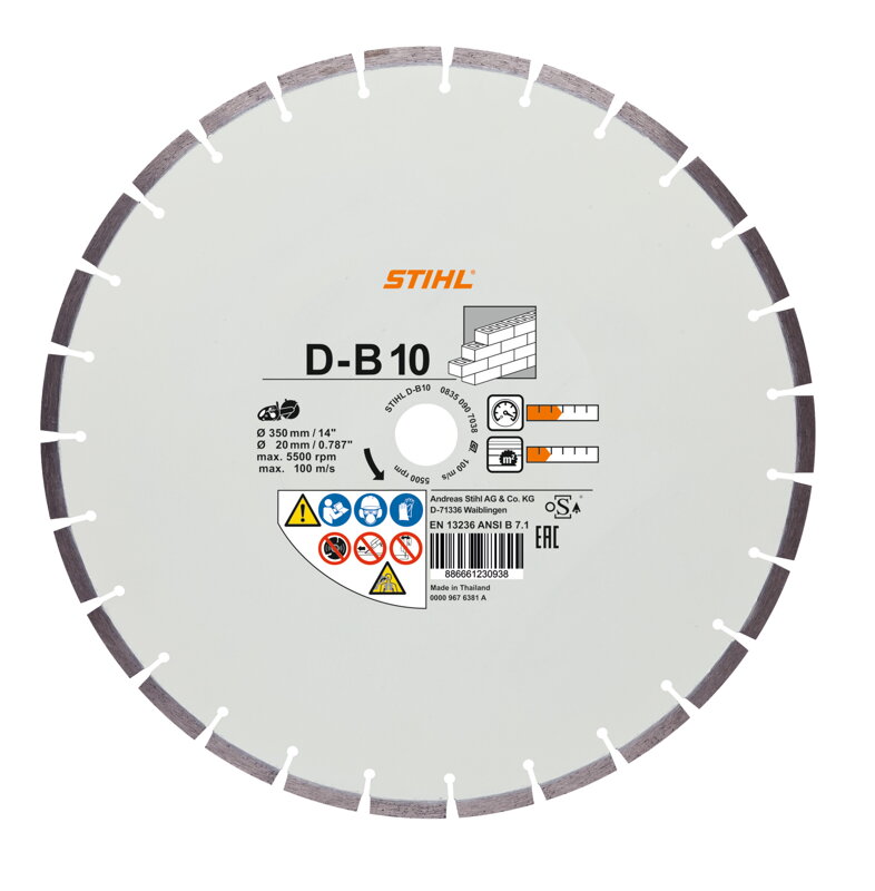Diamantový řezný kotouč D-B10 Ø 300 mm Diamantový řezný kotouč D-B10 Ø 300 mm